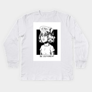 Be different Kids Long Sleeve T-Shirt